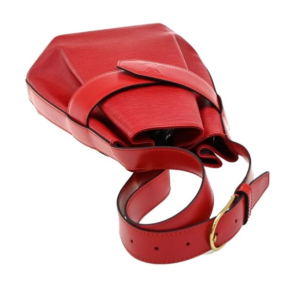 LOUIS VUITTON LV Sac De Paul PM Shoulder Bag Epi Leather Red M80197 80EE934 - Picture 4 of 11